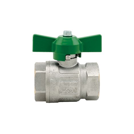 VALVOLA A SFERA IDEAL DVGW FF  PASSAGGIO TOTALE CON FARFALLA- 1/2 (DN 15) 50 bar / 725 psi- ITAP- pezzi 1