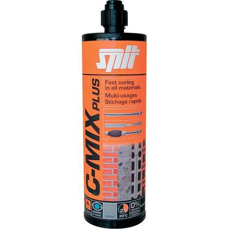 Spit – Cartouche scellement CMIXPLUS résine polyester 380 ml pour béton armé – Séchage rapide – 55881