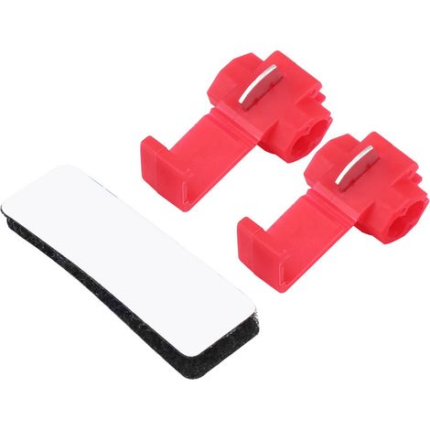 Jauge de température d'eau numérique ultra-mince pour modification de moto (rétroéclairage rouge) (1/5)