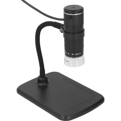 Microscope numérique portable USB 3-en-1 pour cuir chevelu, grossissement 50x à 1000x, avec fonction lampe, compatible téléphone et ordinateur, pour analyse capillaire et observation de pièces (1/5)
