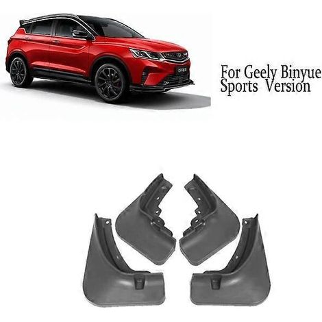 Schmutzfänger für Geely Binyue Coolray SX11 X50 MK1 (2018–2024) – Spritzschutz, Kotflügelschutz, Schmutzfänger, Autozubehör – Sportversion