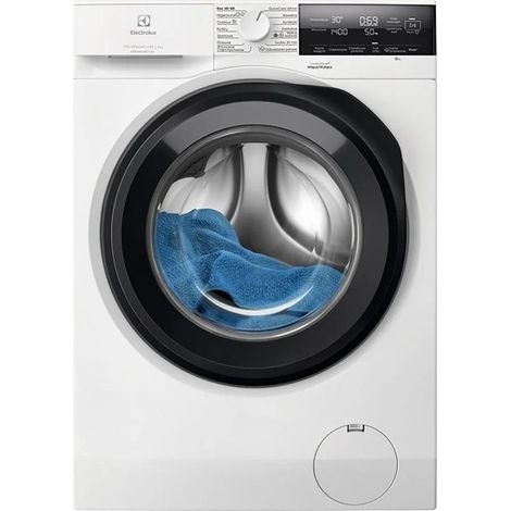Lavadora Electrolux EW7F3482UP 8 kg color plata