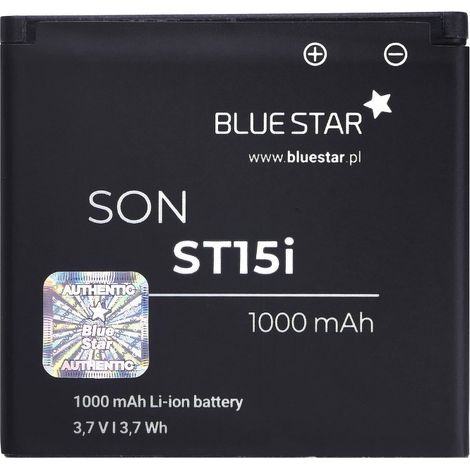 Bluestar Akku Ersatz kompatibel mit Sony Ericsson VIVAZ U5 ST15i 1000mAh 3,6V Li-lon Austausch Batterie Accu (1/3)