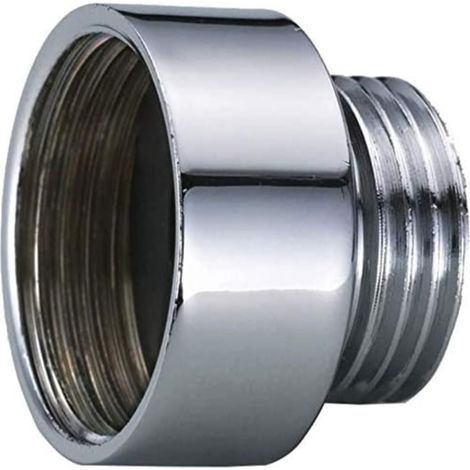 1/2 pollici AG a 3/8 pollici IG BSP cromato riduzione tubo tubo tubo doccia valvola miscelatore, adattatore, cromato