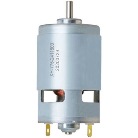 Micro moteur DC 12V24V grand couple lavage voiture eau robinet tondeuse moteur haute vitesse 775 moteur