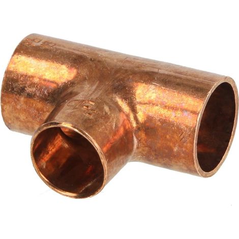 Raccord à braser cuivre té réduit 18 x 15 x 18 mm
