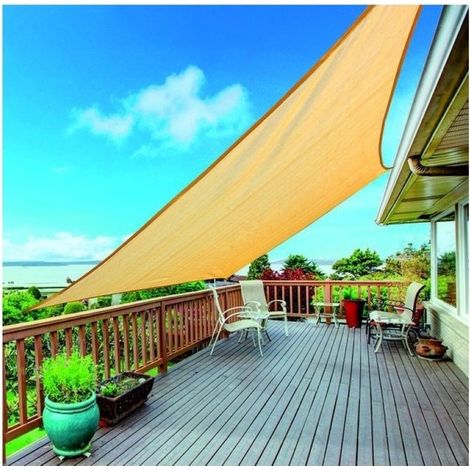 Vela Ombreggiante Quadrata Col. Beige Mt. 3X3