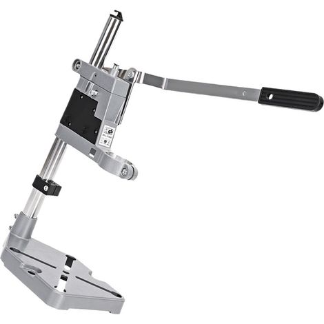 Support de perceuse à colonne, outil de serrage d'établi pour poste de travail manuel, table de réparation réglable à un seul trou avec base en aluminium, conception portable à cadre fixe rotatif (1/5)