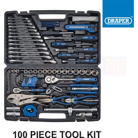 Draper 8627 100-Piece Comprehensive Tool Kit for Home and Professional Use (1/3)