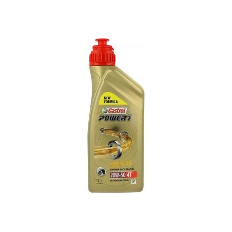 olio motore lubrificante moto 4t power 1 20w50 1l  oil (1/4)