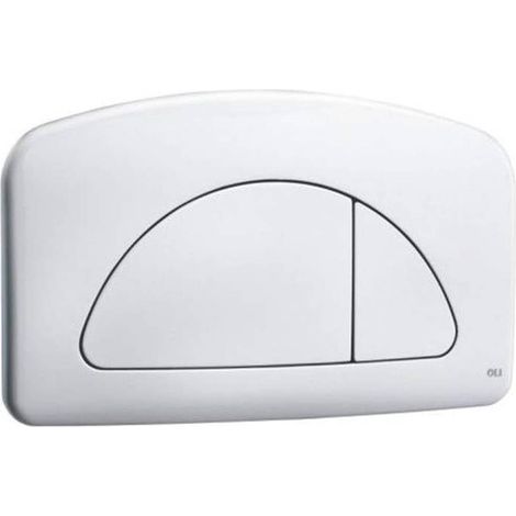 Placca di comando per cassetta di scarico incasso 32.5x1.4xH19 cm Diamante 2 -  Bianco