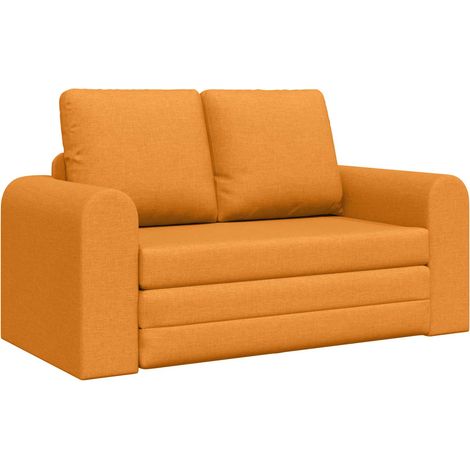 Canapé Sofa-Lit 60cm Jaune foncé tissu (1/5)