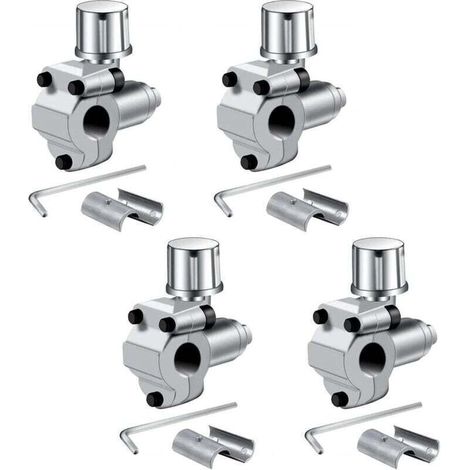 Valves de piercing BPV-31 pour réfrigérateur de climatisation - compatibles avec les tuyaux de 1/4, 5/16, 3/8", remplace BPV31, BPV31D, GPV14, GPV31, GPV38, GPV56, MPV31/paquet de 4-DOU