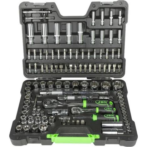 JBM 54047 Valigetta portautensili con assortimento 113 Pz.