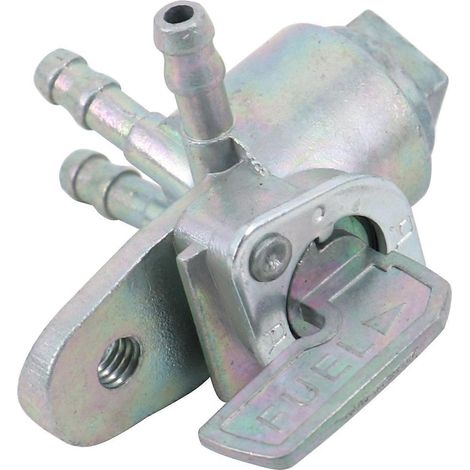 Interrupteur à huile à trois voies pour pièces automobiles, une entrée et deux sorties, compatible avec le moteur GY6 et les véhicules tout-terrain. (1/5)