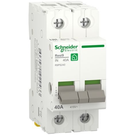 Schneider Interruttore sezionatore 2P 40A Resi9 - R9PS240