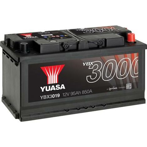 [NEUWERTIG] B-Ware Yuasa Smf Ybx3019 Autobatterie Starter Batterie Bleiakku Nassbatterie 12 V 95 Ah