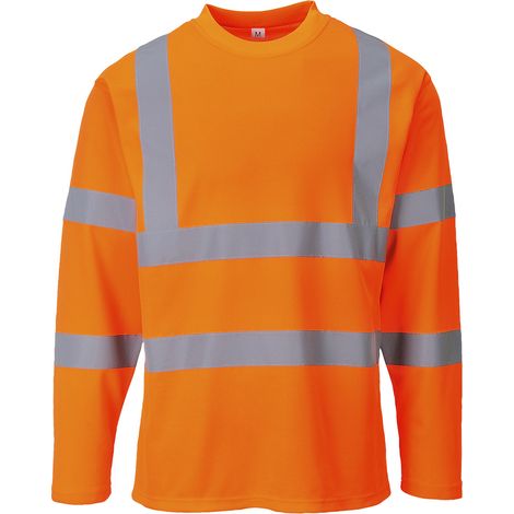 Maglietta Hi-vis a maniche lunghe - Taglia 4XL - Arancione - Portwest