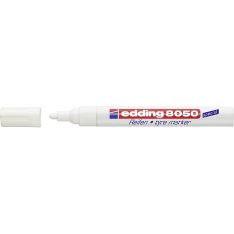 Edding 8050 4-8050-1-4049 Marcatore per pneumatici Bianco