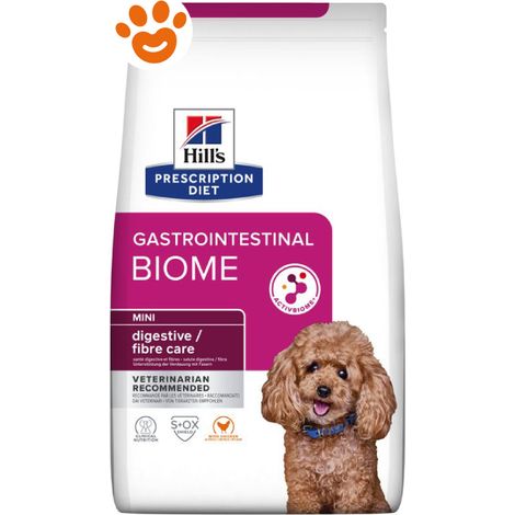 Hills Dog Prescription Diet Mini Gastrointestinal Biome - Sacco 3 Kg - Cibo Secco Cani