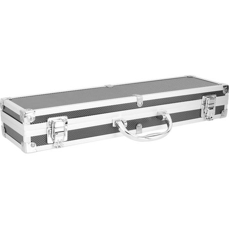 Valise à Outils en Alliage D'aluminium Robuste et Pratique Grosse Capacité, Mallette Portable Travail Maison, Équipée d'une Boucle Sécurisée (1/5)