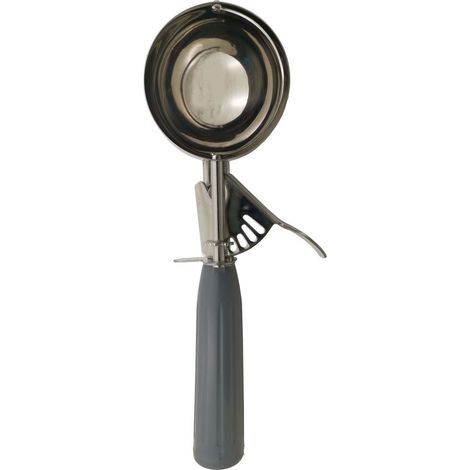 Cuillère À Glace - Déclencheur Manuel En Acier Inoxydable - Pour Glace, Boules De Melon, Boulettes De Viande, Pâte À Cookies - 1 Pièce (1/5)