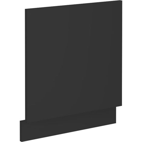 Frontblende für integrierten Geschirrspüler 60 cm Küche SIENA Schwarz (1/4)