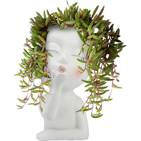 Pot de Fleurs de Mannequin en Résine pour Décor de Jardin - Pot Facile (1/5)