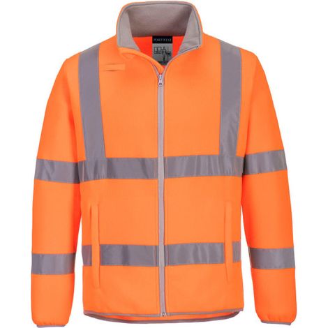 Polar de Alta Visibilidad Eco: Confort y Sostenibilidad / Naranja / S