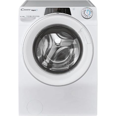 Lavatrice a Carica Frontale Candy RapidÓ RO14126DWMST-S 12 Kg Classe A (A85xL60xP67) 1400 Giri Wi-Fi+BLE Funzione vapore