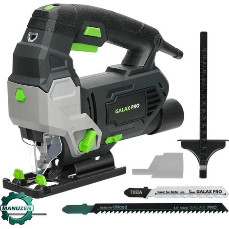 Manuzen - Scie sauteuse 800 W – coupe bois, métal et plastique (1/5)