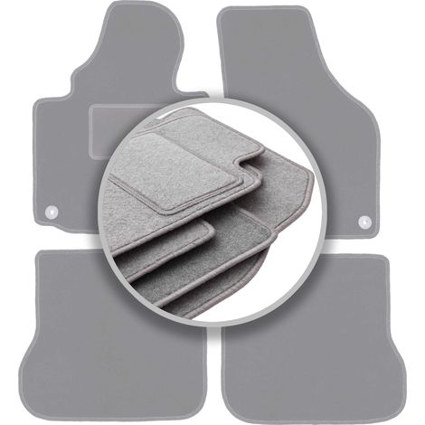 Alfombrillas grises para coche: Volkswagen Caddy 2K FL monovolumen (2010-2015) (1/5)