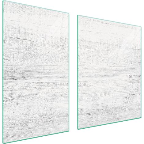 Assiette en verre et planche à découper en bois 100x52 (1/5)