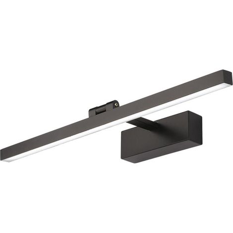 Applique Murale Moderne A Led Ac100-240V 9W 40Cm/15.7In Salle De Bain Miroir Luminaire Applique Murale Interieure 6000K Blanc Froid, Noir (1/5)