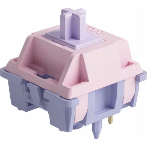 Interruptor AKKO Fairy Silent Switch, 1 unidad, lineal, para teclados mecánicos (1/4)