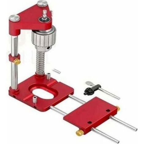 Ahlsen Localisateur de perceuse Guide de gabarit de perçage portable Positionneur de perforation precis Outil de travail du b (1/4)