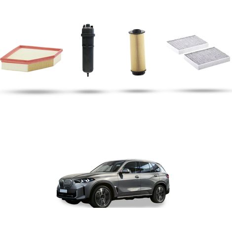 Kit tagliando 4 filtri compatibile con Bmw x5 (G05,F95) 30d hybrid 210kw dal 2020 (1/5)