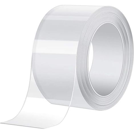 10M × 5cm PVC Cuisine Coin Ligne étanche bande, Acrylique Mur Calfeutrer Strip, Adhésif d'étanchéité Ruban pour Cuisine Salle de Bain (Transparent) (1/5)