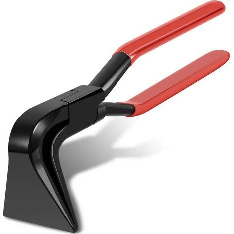 Pince pliante, rouge, 1 pièce Pince à tôle coudée à 90° Poignées durables et antidérapantes Pince antirouille (1/5)