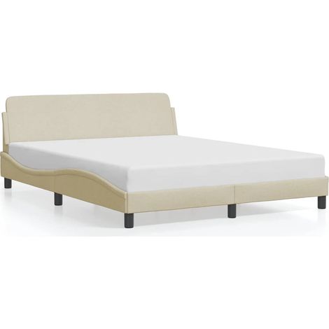 Maison Exclusive - Giroletto Dover Crema 160x200 cm in Tessuto (1/5)