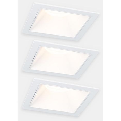 Paulmann Cole Set aus 3 LED Einbauspots Weiß 18W (1/3)