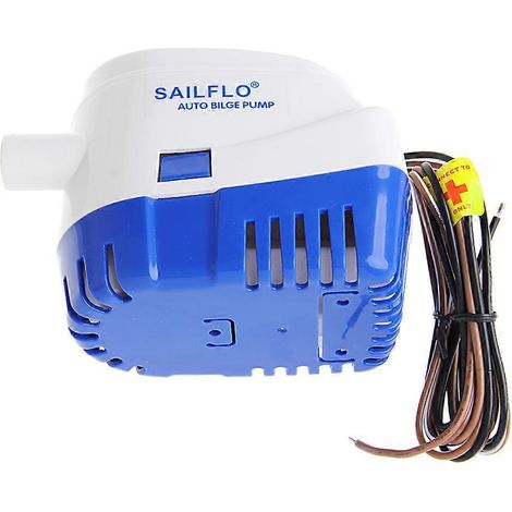 Pompe de plongée automatique marine 1 GPH 12 V avec interrupteur à flotteur (1/5)