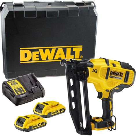 Dewalt DCN660D2 18V XR brushless second fix framing nailer – 2 x 2.0Ah batteries – Sequential mode for precision placement – Low running costs (1/5)