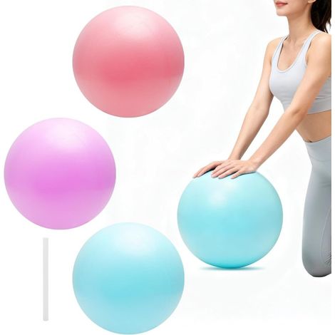 Pilatesball-Set, 3-teilig, 25 cm – weiche, rutschfeste Fitnessbälle – Yoga – Core-Training – Gleichgewichtstraining (1/4)