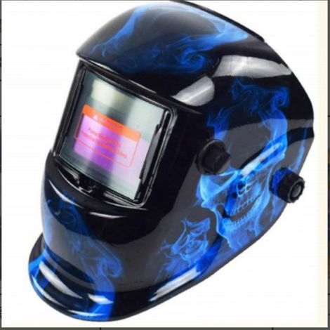 Casque De Soudage Automatique - Filtre LCD 1/20000 S - 2 Capteurs Arc - Alimentation Solaire + Batterie CR2032 - Pour MIG TIG MAG MMA - 1 Pièce