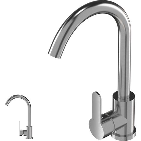 Robinet De Cuisine En Acier Inoxydable Prestige Pour Évier (1/5)