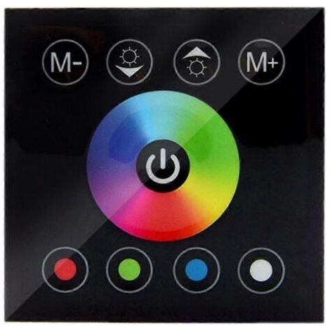 Variateur à panneau de verre DC12V-24V RGB / RGBW pour rubans LED (1/5)