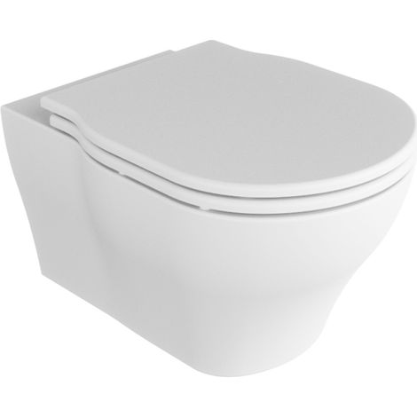 Water XL sospeso senza brida bianco lucido di Ceramica Azzurra