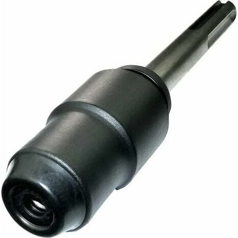 Adaptateur SDS-Max vers SDS-Plus avec mandrin rapide - Raccord pour perceuse burineur, marteau piqueur - Pour forets, burins et mèches - Acier chrome-vanadium robuste - C45025 (1/5)