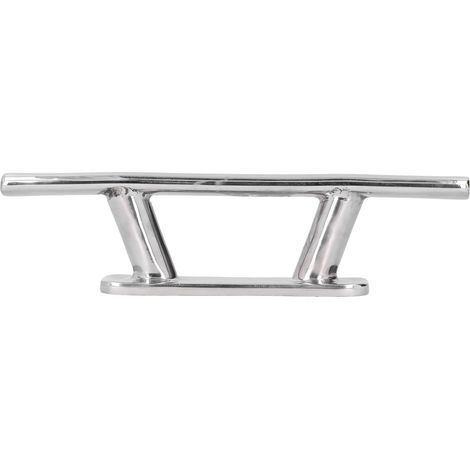 Pince d'amarrage en acier inoxydable de 200 mm/8 pouces, tube ovale, corde de quai, adaptée aux bateaux, yachts et camping-cars. (1/5)